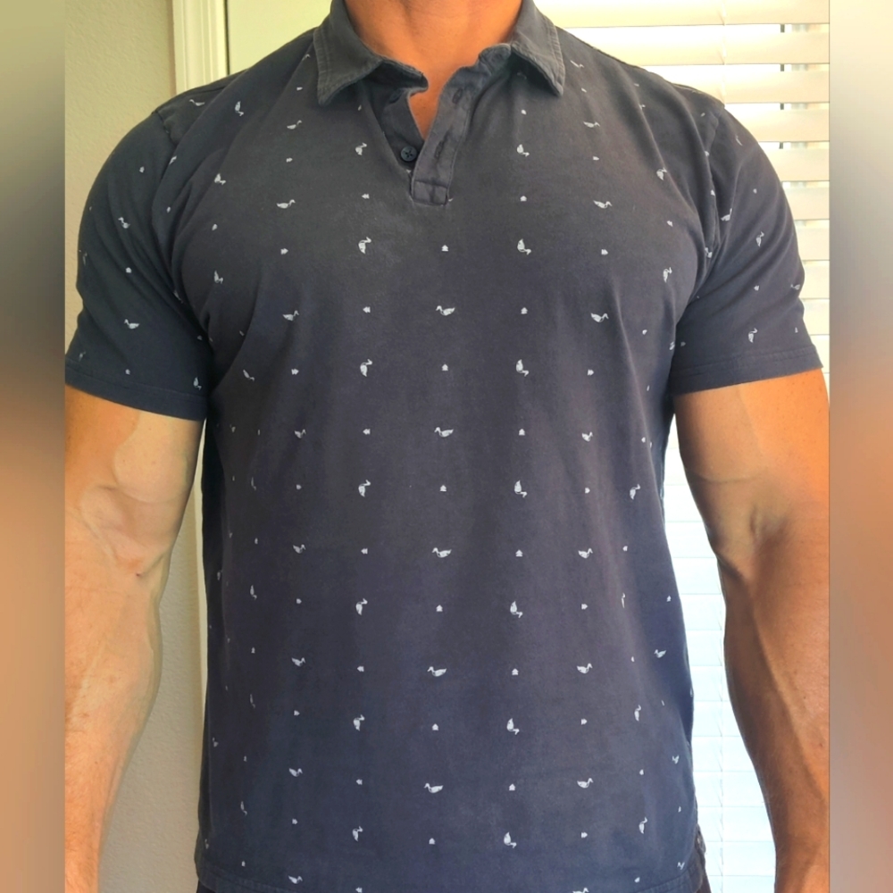 Blue, Tennis brand XXL Polo Shirt